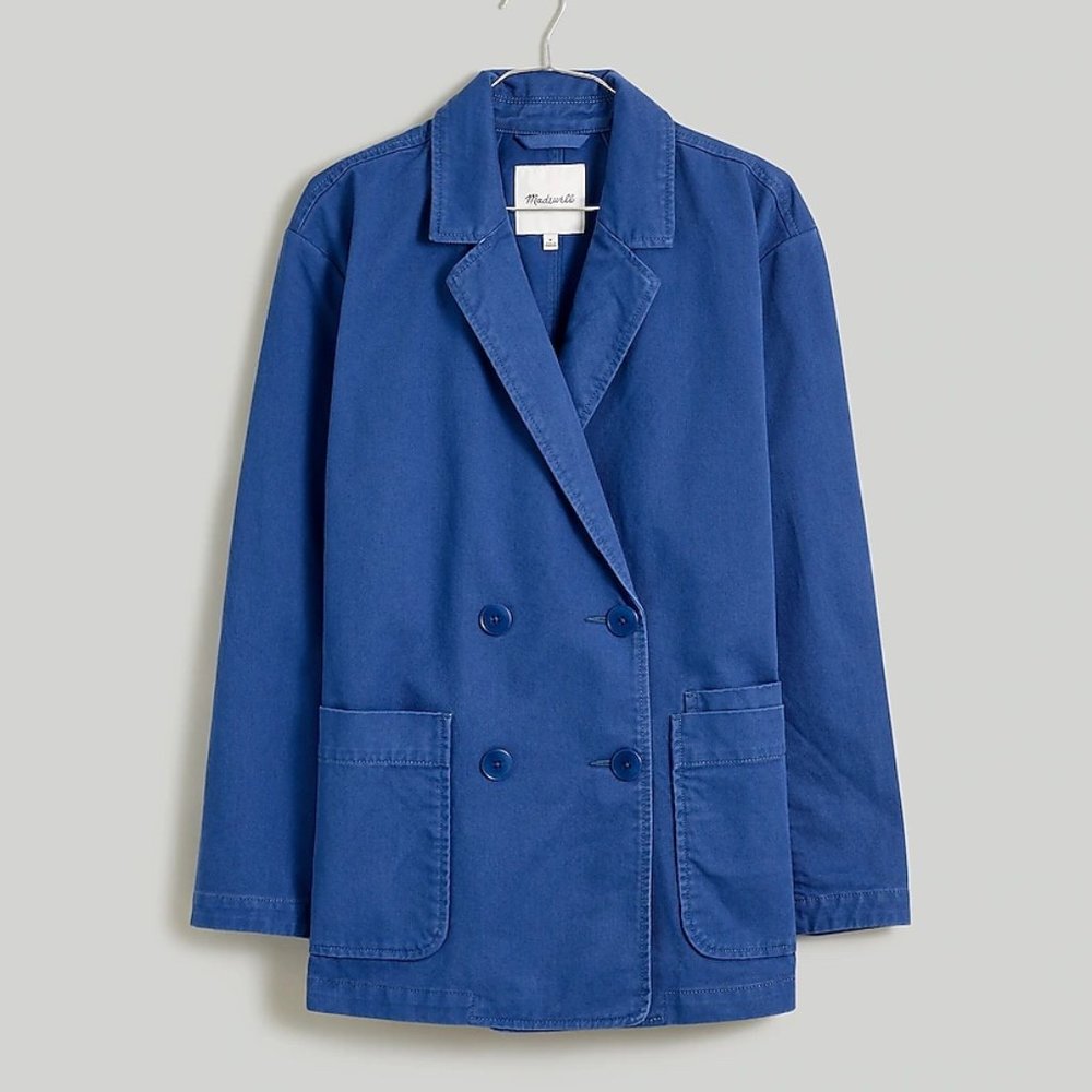 Madewell Crossover Blazer in (Re)generative Chino Small